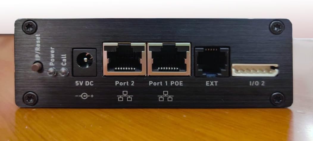 Snom PA1+ SIP-basiertes Durchsagesystem durch Erstellen eines Anrufs vom Telefon, 6,5-Watt-Class-D-V