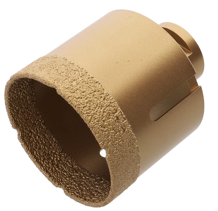 PRODIAMANT Profi Fliesenbohrer Fliese 65 mm x M14 Diamantbohrer Winkelschleifer für trockenbohren in