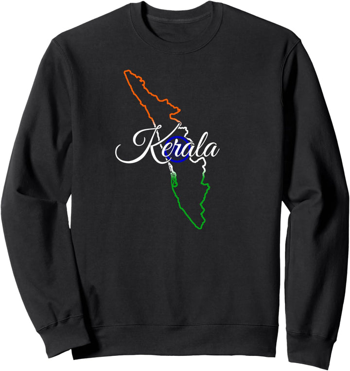 Kartenkursives Design Sweatshirt