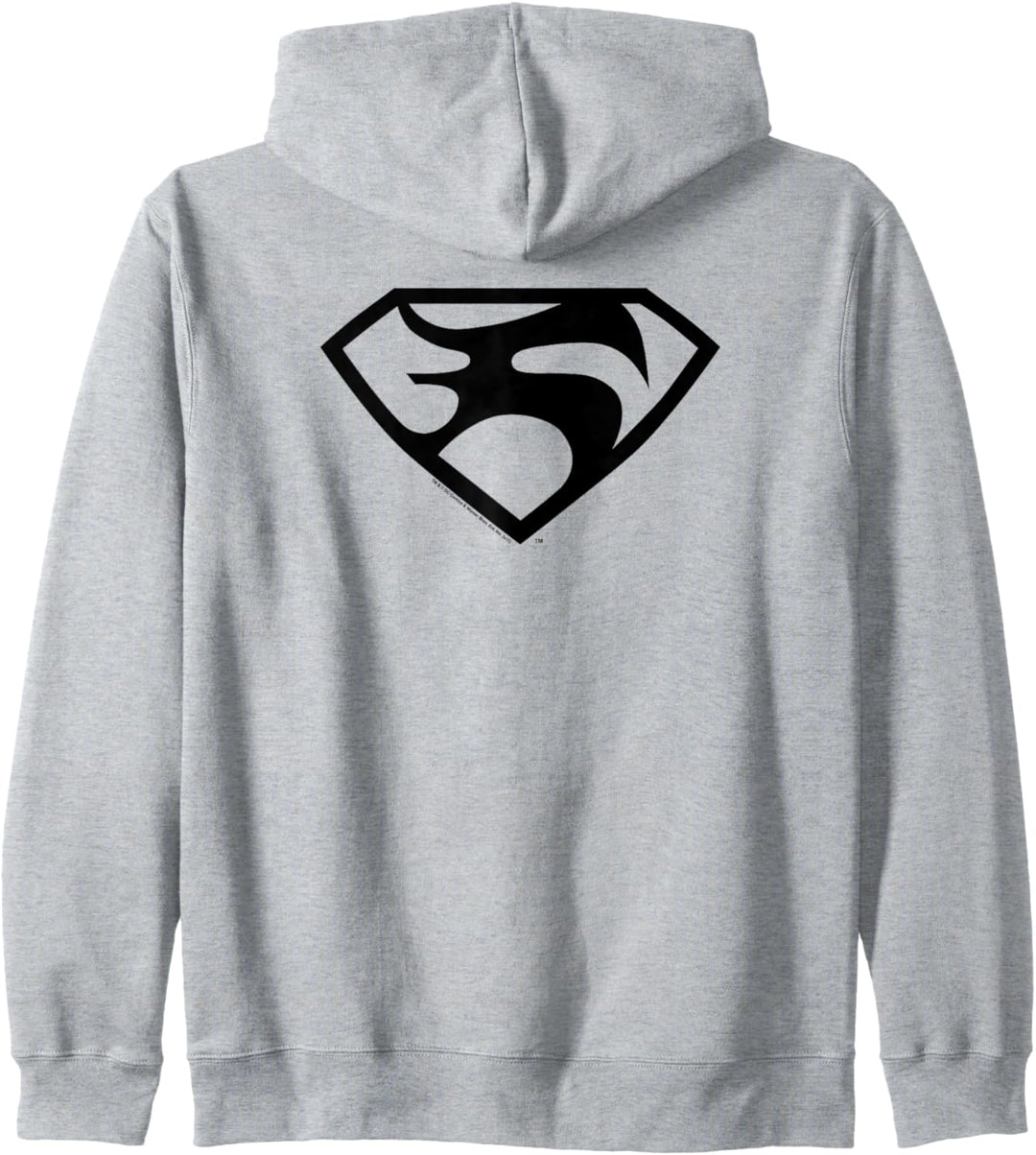 Superman Man of Steel Black Shield Kapuzenjacke