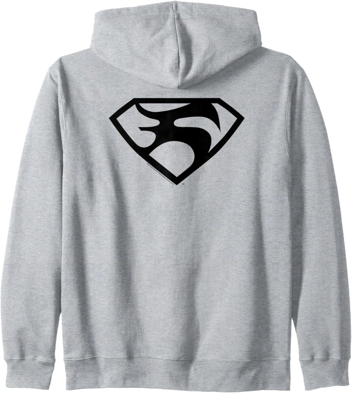 Superman Man of Steel Black Shield Kapuzenjacke