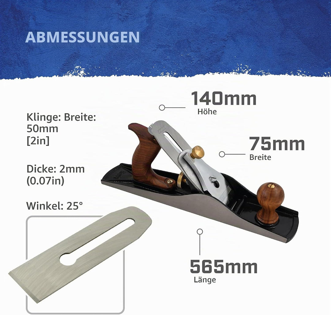 Faithfull - No.5 Hobel - FAIPLANE5, Multi Einzelbett, Einzelbett