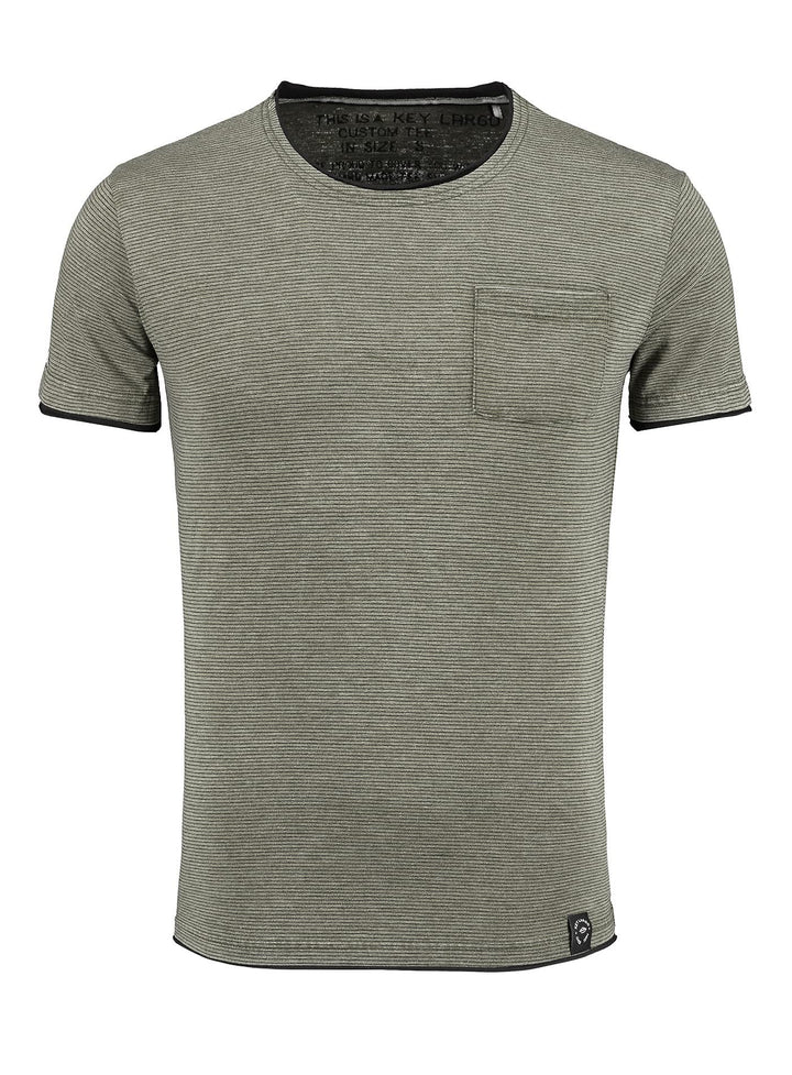 KEY LARGO Herren Mt Karl-Heinz Round T-Shirt S Forest Green (1538), S Forest Green (1538)