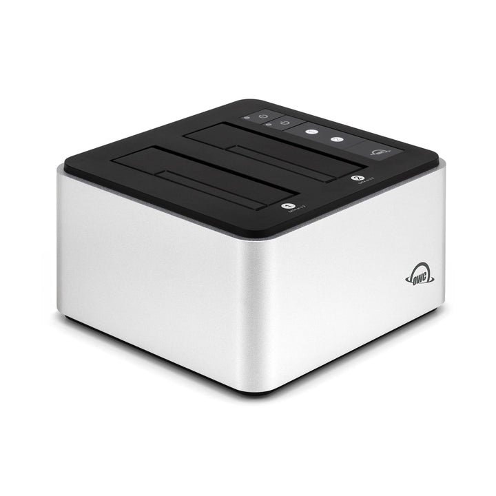 OWC Drive Dock - USB 3.2 (10Gb/s) Dual-Bay Laufwerk Docking-Station für 2,5-Zoll- und 3,5-Zoll-SATA-