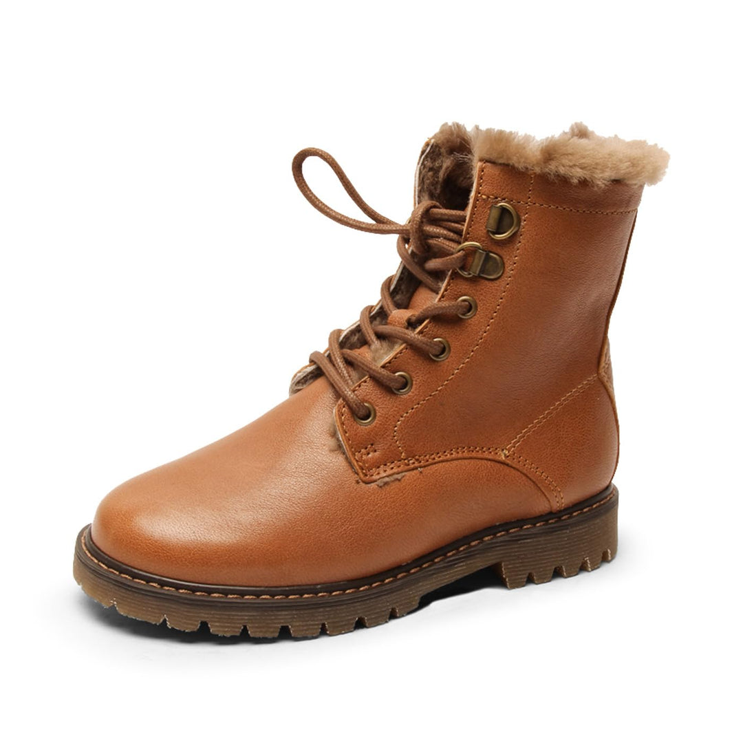 Bisgaard Unisex Kinder Maia Lamb Fashion Boot 28 EU Brandy, 28 EU Brandy