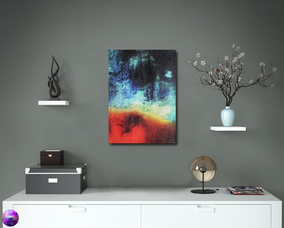 Original Gemälde Abstrakte Malerei Unikat - Strukturgemälde Acrylgemälde Moderne Kunst Wandkunst Hom
