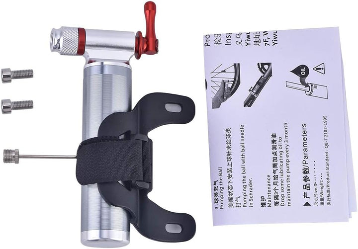 Fahrrad Pumpe CO2 Inflator, Tragbare Mini Leichte Aluminiumlegierung Mountainbike Rennrad Reifenschl