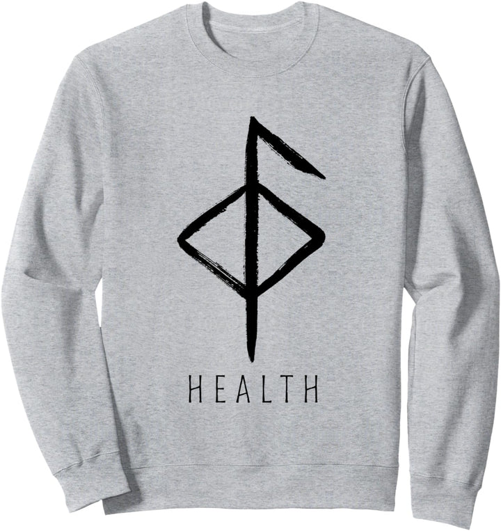 Wikinger "Gesundheit" Bindungsrune Sweatshirt