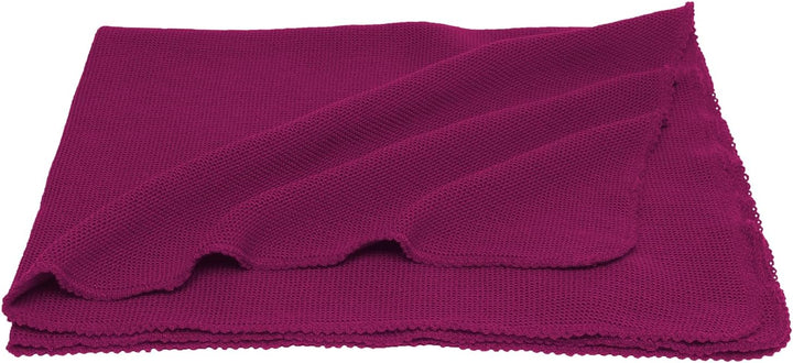 Reiff Baby Wickeltuch aus Schurwolle, Bio, kbT, 80 x 95 cm (Beere), Beere