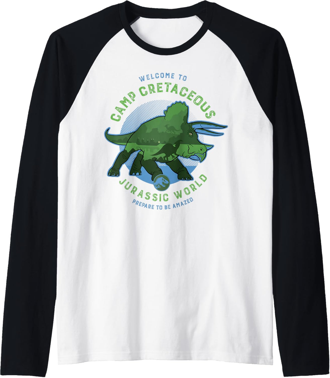 Jurassic World: Camp Cretaceous Welcome Triceratops Raglan