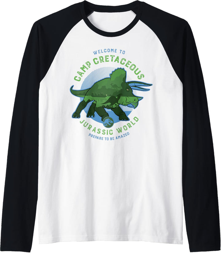 Jurassic World: Camp Cretaceous Welcome Triceratops Raglan