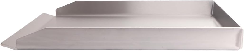 Kette´s Grillzubehör Edelstahl Plancha/Griddle-Plate/Bratplatte/Burger Platte 460 x 350mm 460 x 350m