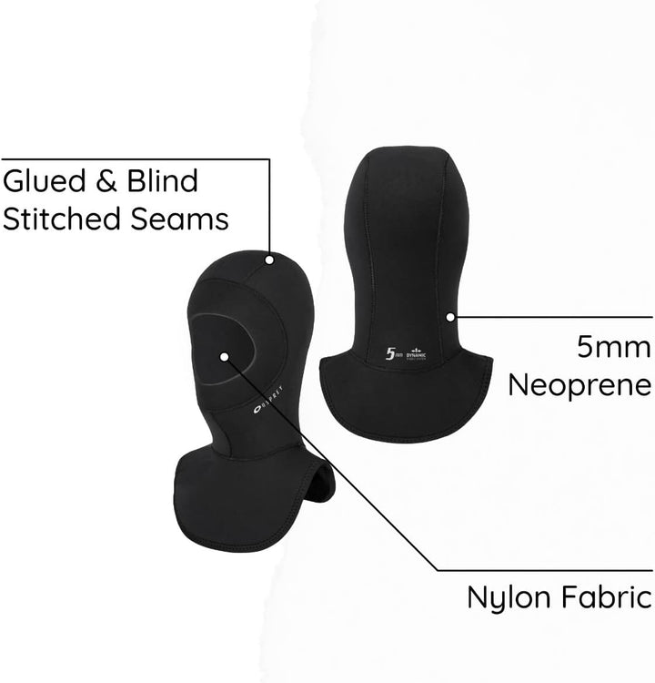 Osprey Wetsuit Hood 5mm Kapuze für Neoprenanzug L Schwarz, L Schwarz