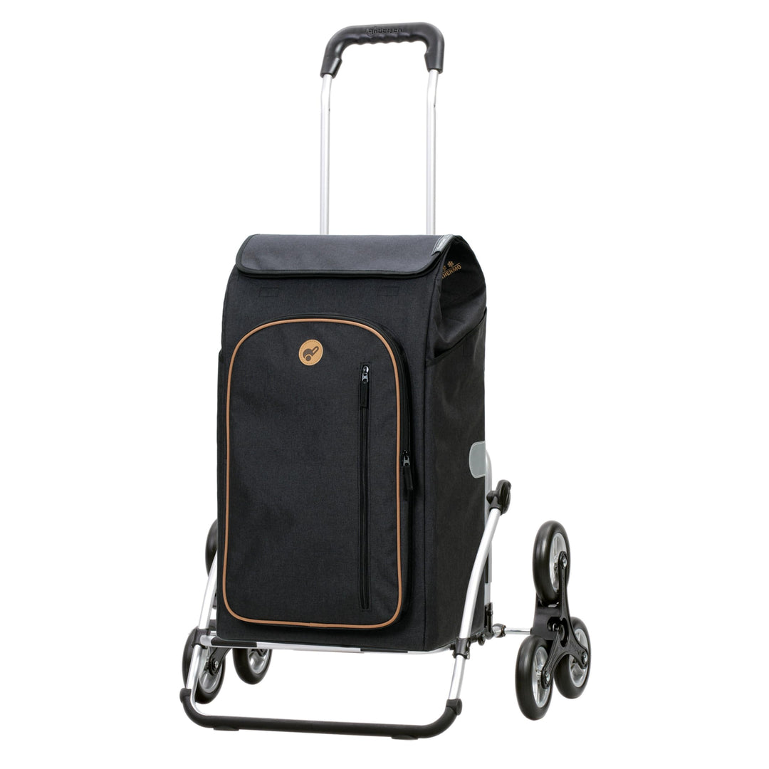 Andersen Einkaufstrolley - klappbar - 61 Liter - Treppensteiger - mit Kühlfach - Aufhängung für Eink