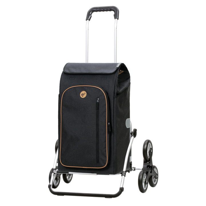 Andersen Einkaufstrolley - klappbar - 61 Liter - Treppensteiger - mit Kühlfach - Aufhängung für Eink