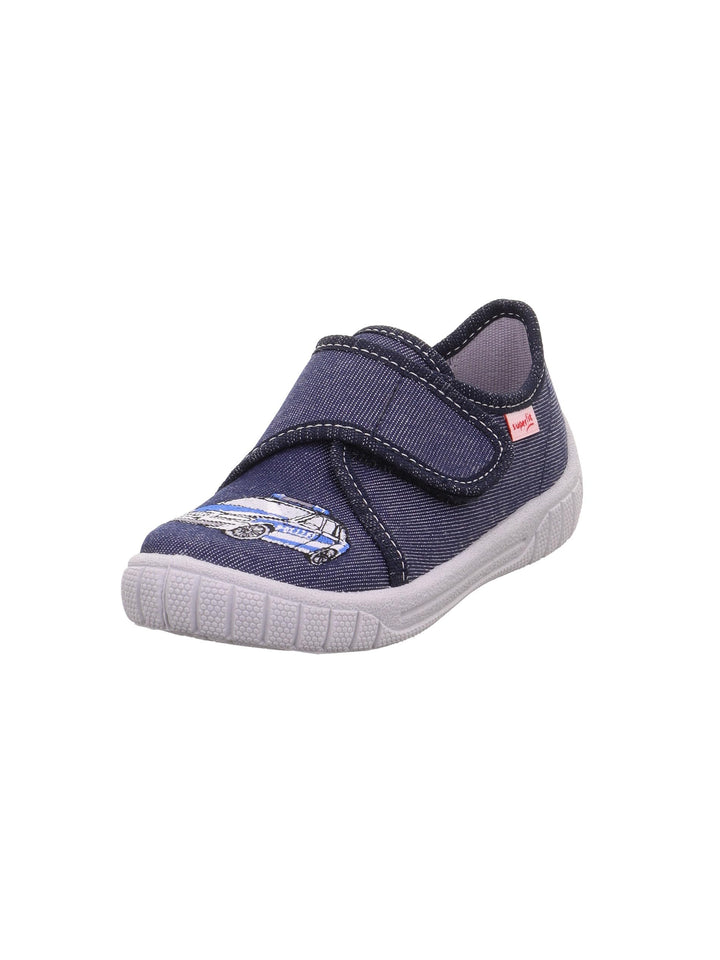 Superfit Jungen Bill Hausschuhe 1-800278 Hausschuhe 23 EU Blau Grau 8080, 23 EU Blau Grau 8080
