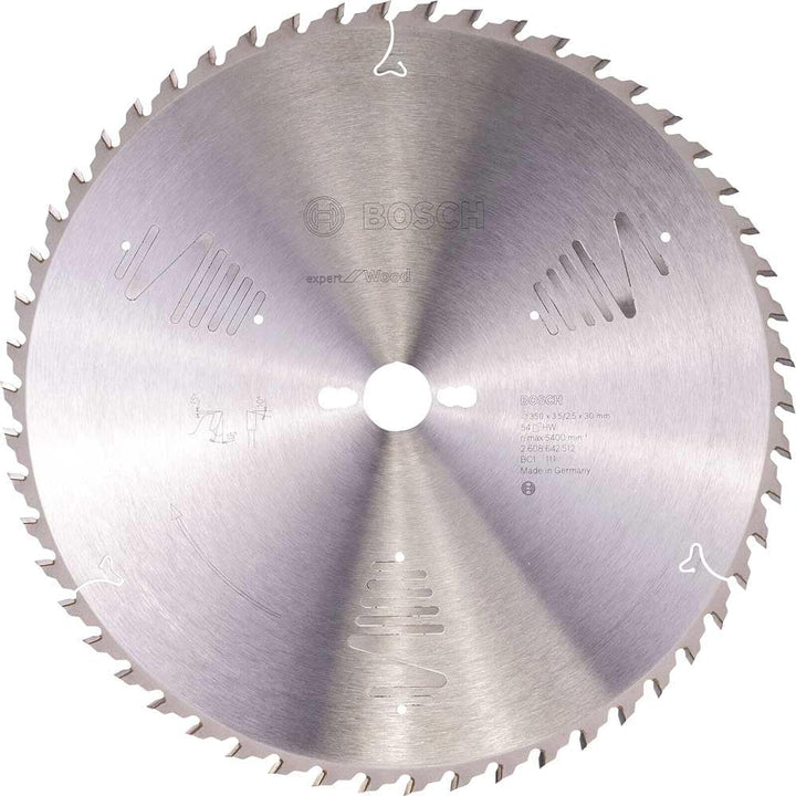 BOSCH Kreissägeblatt Expert für Wood, 350 x 30 x 3,5 mm, 54, 2608642512, 350 x 30 x 3,5 mm