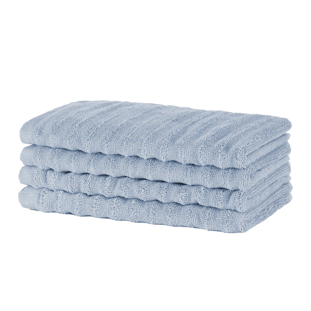 Merana Oslo Gästehandtücher 30x50 cm - 4X Luxus Gästehandtuch - Gäste Handtücher aus 100% feinster B