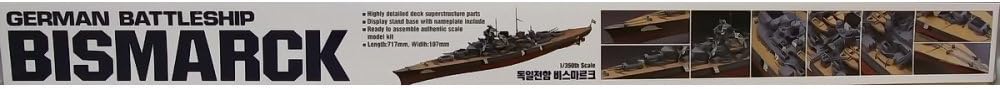 ACADEMY AC14109-1/350 Bismarck Kriegsschiff