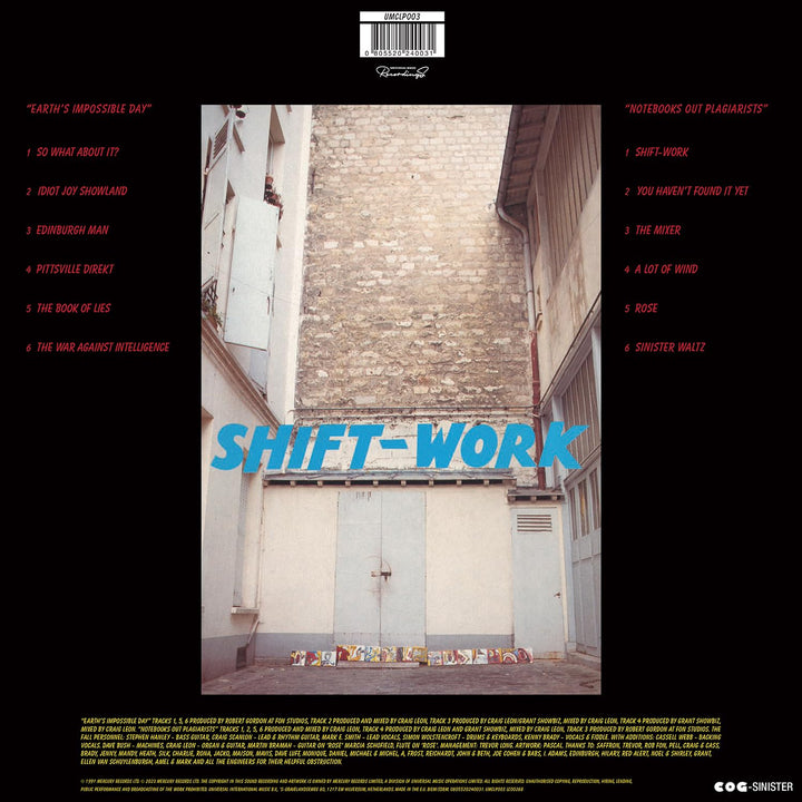 Shiftwork, Vinyl