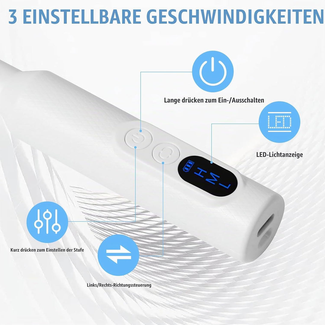 Nagelfräser Kabellos, 12 in 1 Fräser für Gelnägel, Elektrische Nagelfeile Professionell Nail Drill,