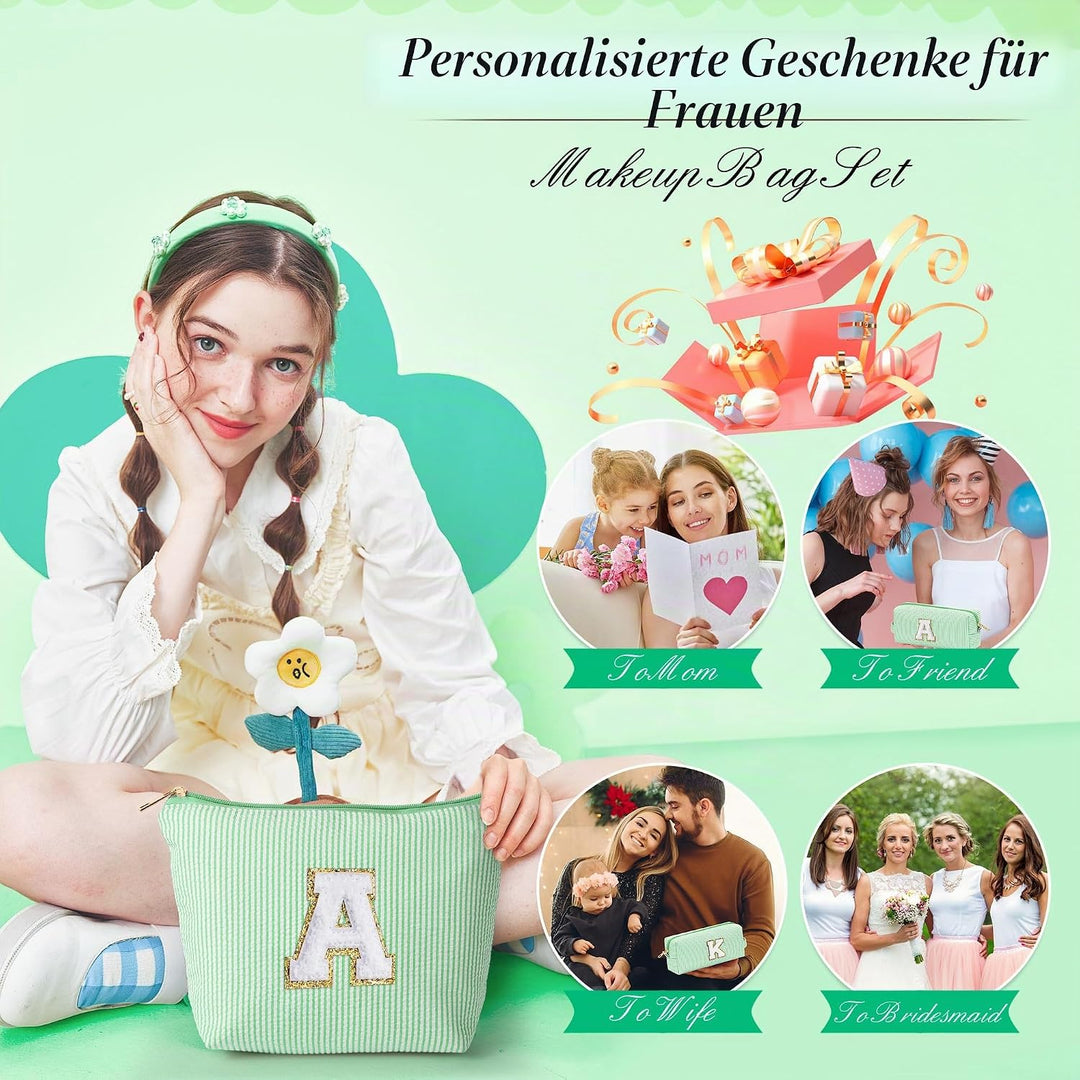 Parima Kosmetiktasche Mädchen Kinder - Personalisierte Geschenke Geburtstagsgeschenk für Frauen Freu