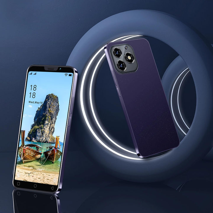 Günstige Smartphones, 5,0 Zoll IPS Display, 16GB ROM, 128GB, erweiterbar, Android 9.0, Dual-SIM-Hand