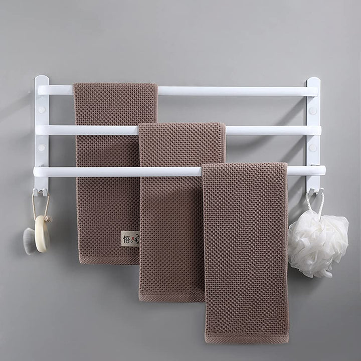 Handtuchhalter Bad 3 Tier Handtuchstange Badezimmer Aluminium Wand-handtuchhalter Handtuchhalter Wan