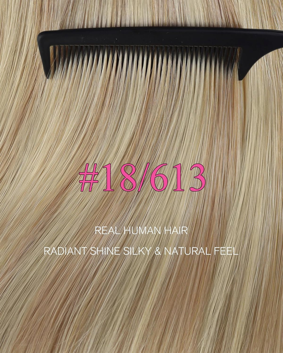 YoungSee Tape Extensions Echthaar Blond Tape in Extensions Aschblond Echthaar Extensions Tape Blond