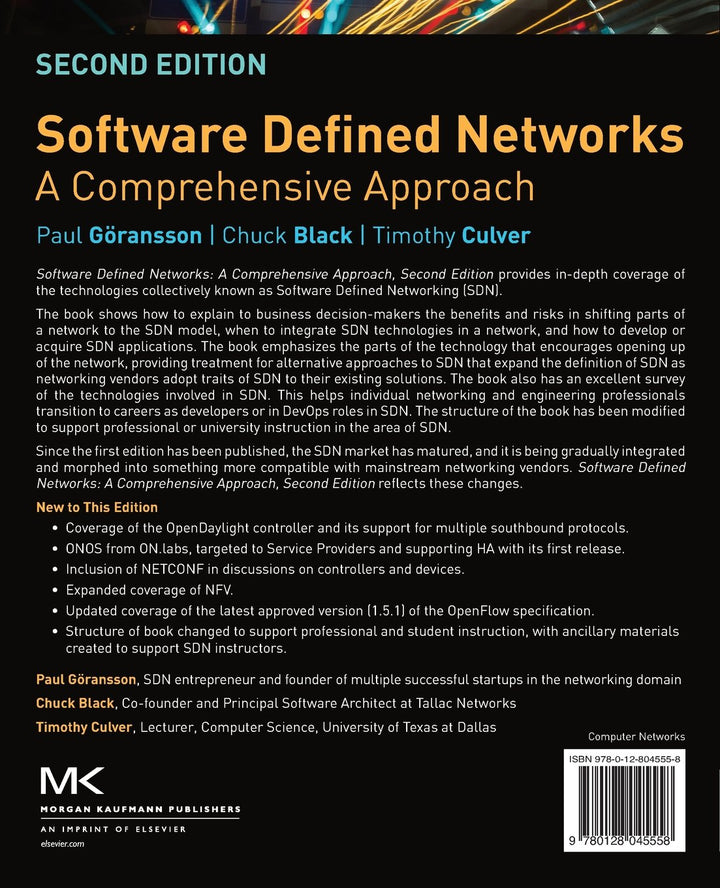 Software Defined Networks: A Comprehensive Approach, Taschenbuch