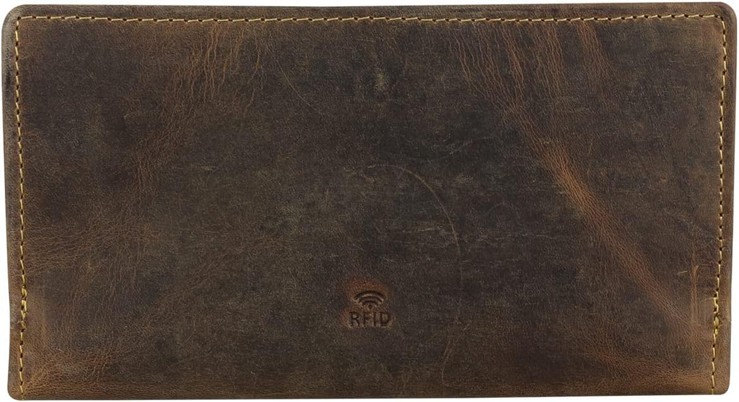 Greenburry Vintage Geldbörse Leder 18 cm (braun), braun