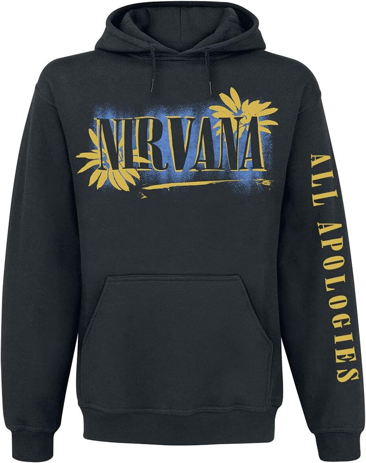 Nirvana All Apologies Männer Kapuzenpullover schwarz Band-Merch, Bands