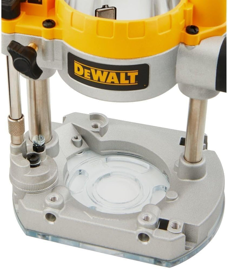 DEWALT Tauchbasis für Kompaktfräser, Stahlstangen für reibungslosen Tauchhub (DNP612)