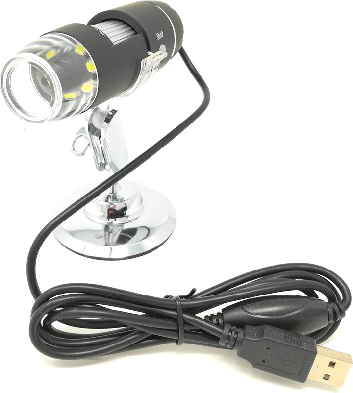 TEMPO DI SALDI Tragbares digitales Mikroskop, 1000 x Endoskop, mit USB-Kabel, 8 LEDs, PC