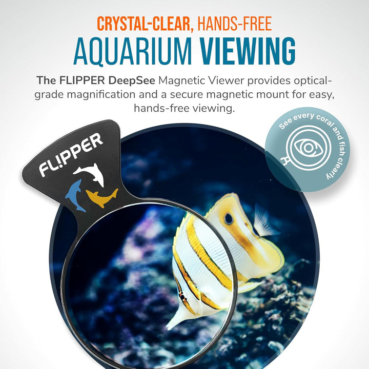 Flipper DeepSee Magnetischer Betrachter für Aquarien, 12,7 cm MAX 5", MAX 5"