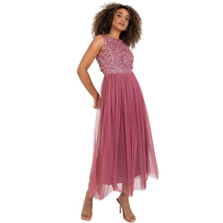 Maya Deluxe Damen Bridesmaid Dress Desert Rose 50, Desert Rose 50