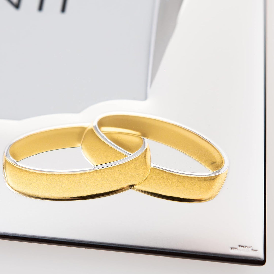 VALENTI & CO. - Silberrahmen 13x18 cm goldene Hochzeit - 50 Jahre Ehe oder für das Fünfzigste von El