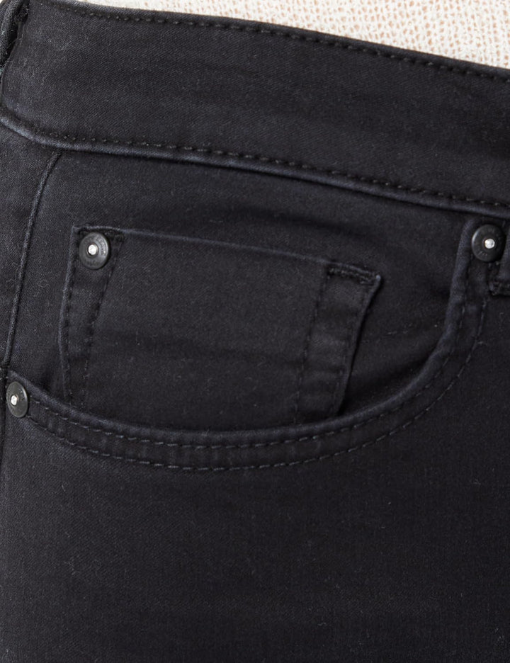 SELECTED FEMME Damen Onlpower-royal Hw Push Up Skinny Dnm Ext, Black Denim