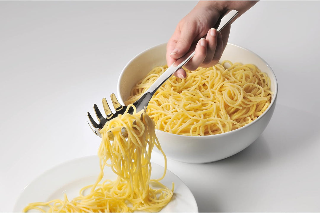 WMF Nuova Servierteile Set 4-teilig, Salatbesteck, Servierlöffel, Serviergabel, Cromargan Edelstahl,