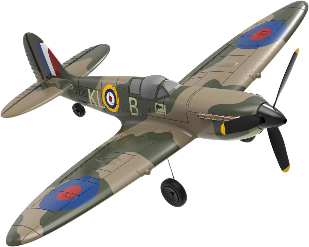 VOLANTEXRC RC Flugzeug Spitfire PNP Version ohne Batterie ohne Fernbedienung mit 6 Achsen Kreiselsta