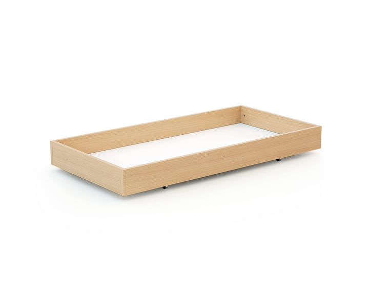 Webaby AT4 - Essentiel Bettschublade Lackierte Buche | Für Babybett 60x120 cm | Universelle Holzschu