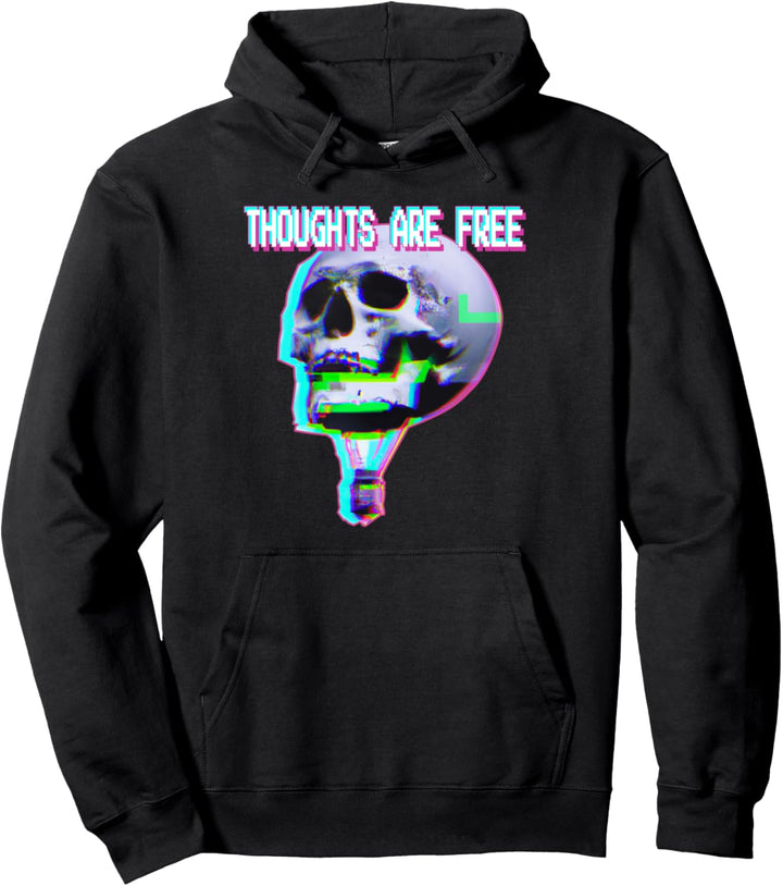 weirdcore clothes glitchcore gedanken sind frei depressed Pullover Hoodie