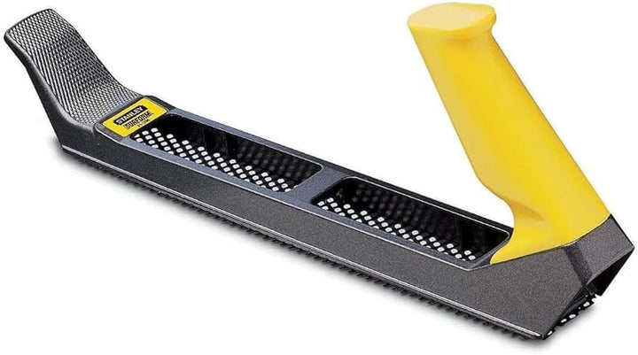 Stanley Surform Standardhobel (315 mm Länge, 255 mm Klingenlänge, fester Kunststoff-Handgriff, zum H