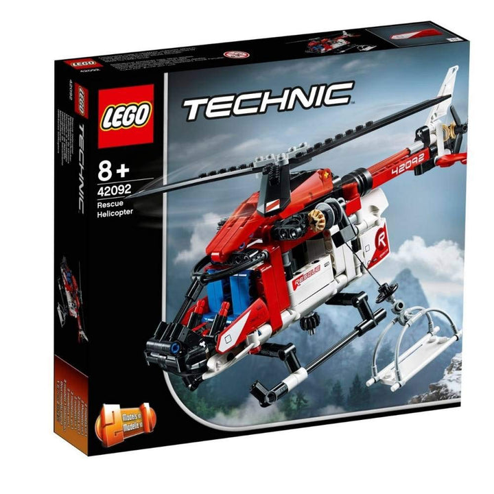 Technic Lego Rettungs-Helicopter 42092 Bauset, 8 Jahre+, Neu 2019 (325 Teile)