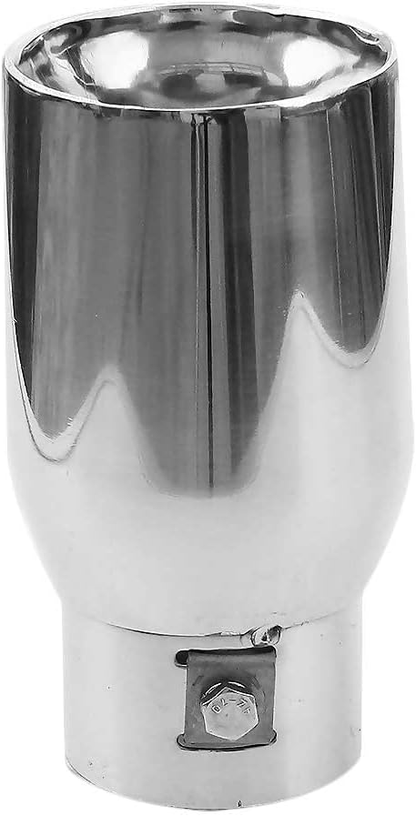 Auspuffblende Endrohr Auspuff Universell Schalldampf Edelstahl Oval bis 50mm Chrom AutoHobby