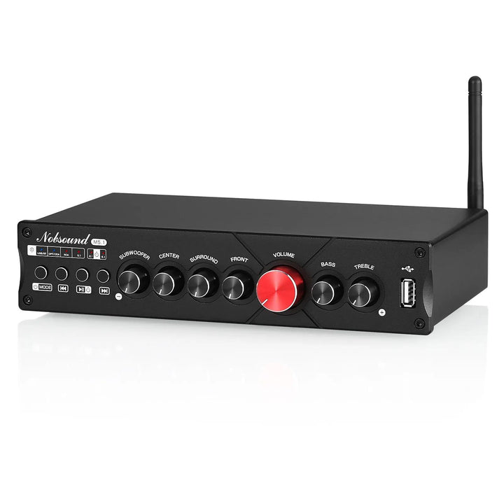 Nobsound HiFi 5.1 Kanal Bluetooth Verstärker Stereo Heimkino Power Amp Subwoofer Verstärker Audio Am