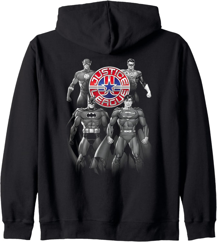 Justice League Shades of Gray Kapuzenjacke