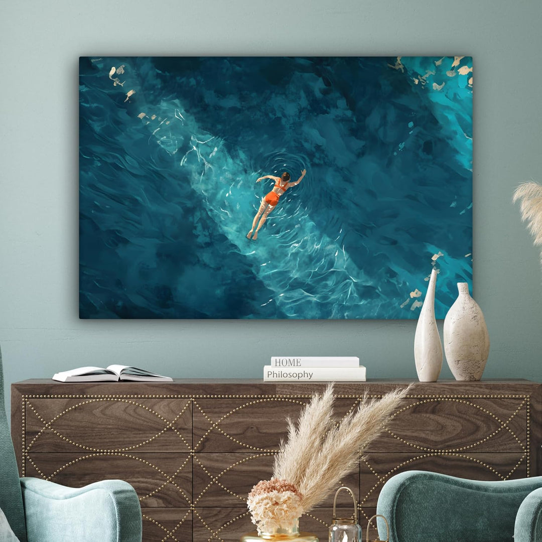MuchoWow© Leinwandbild Gross 120x80 cm XXL Dekoration Wohnzimmer Bilder Pictures Wall Decoration Liv