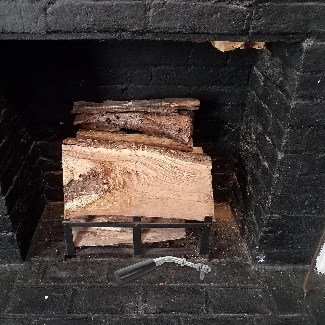 Kaminofen Türgriff aus Edelstahl Hitzebeständig Rutschfest 6,3x4x1 Zoll Ersatzgriff für Holzofen und