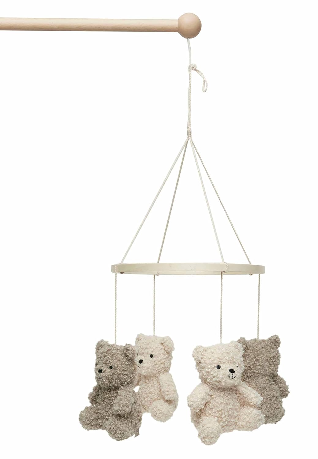 Jollein Mobile - Teddy Bear - Olive Green/Naturel - Für Mädchen und Jungen - Für Babybett und Kinder